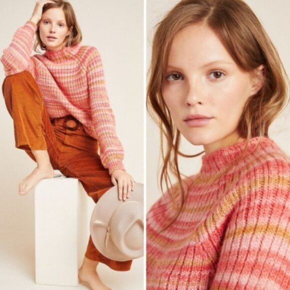 NWT Anthropologie T.La Drea Space-Dyed Sweater | L - Picture 1 of 6